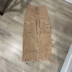 Women's Tan Cargo Pants